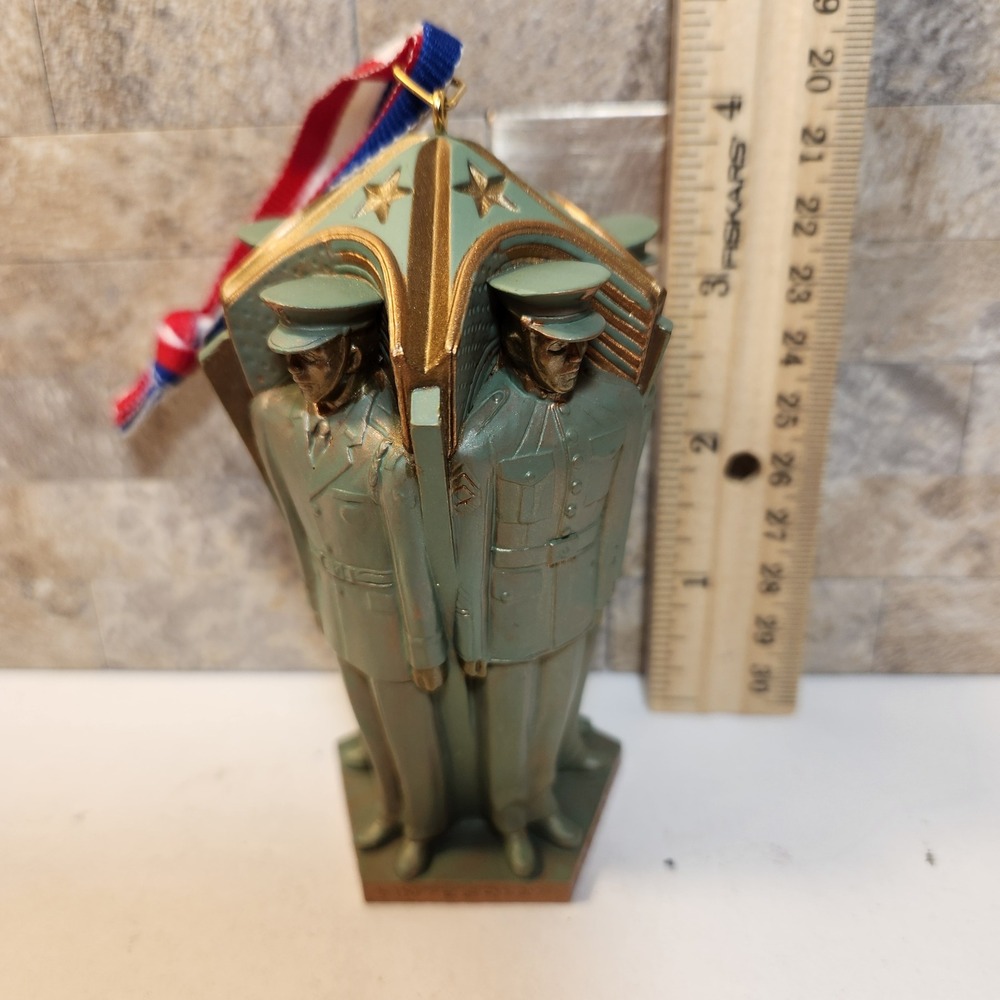 2004 Hallmark Keepsake Military Armed Forces Tribute Ornament Integrity Honor